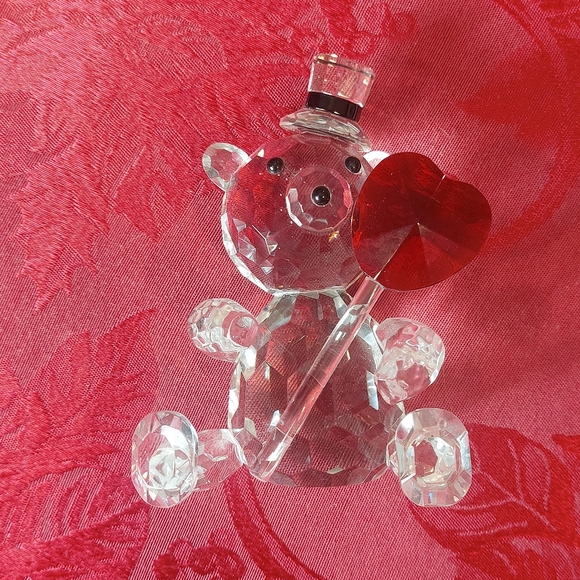 Godinger Shannon Teddy Bear Crystal Sculpture - Picture 5 of 7
